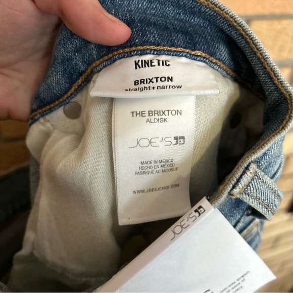 NWT Joe’s Jeans The Brixton Straight and Narrow in Aldisk Men’s Size 34 - Picture 10 of 11